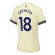 Everton Jack Grealish #18 Replike Gostujuci Dres za Ženska 2025-26 Kratak Rukav